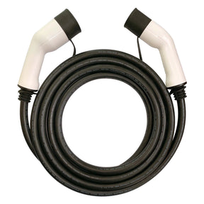 Cable de recharge - 7kW 32A 1 Phase - T2 - T2 - 5 mètres