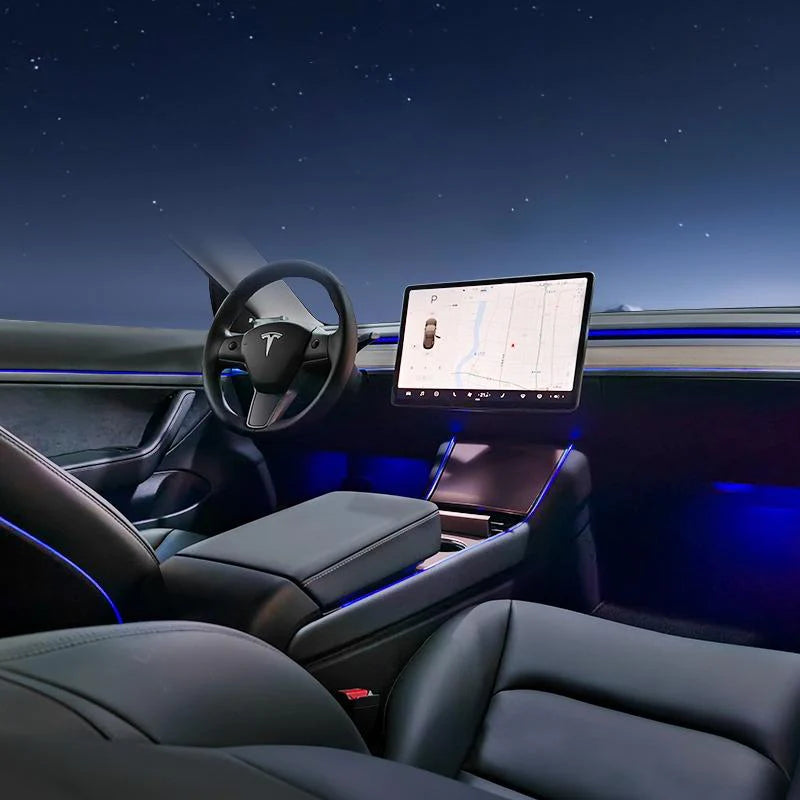 Jeu de Lumière LED pour Tesla Model 3 et Y