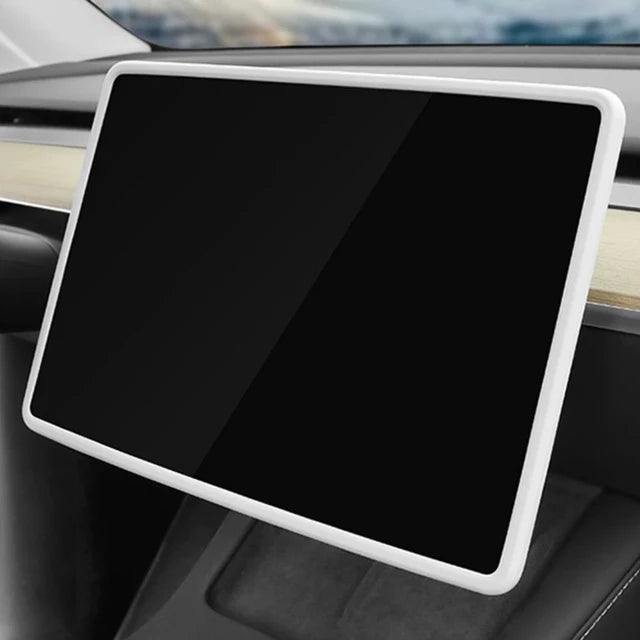 Protection Contour d'Écran Blanc pour Tesla Model 3 / Y
