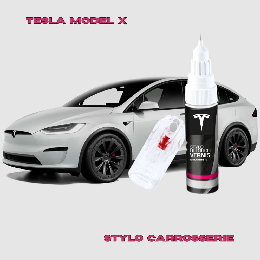 Stylo de retouche peinture carrosserie Tesla Model X