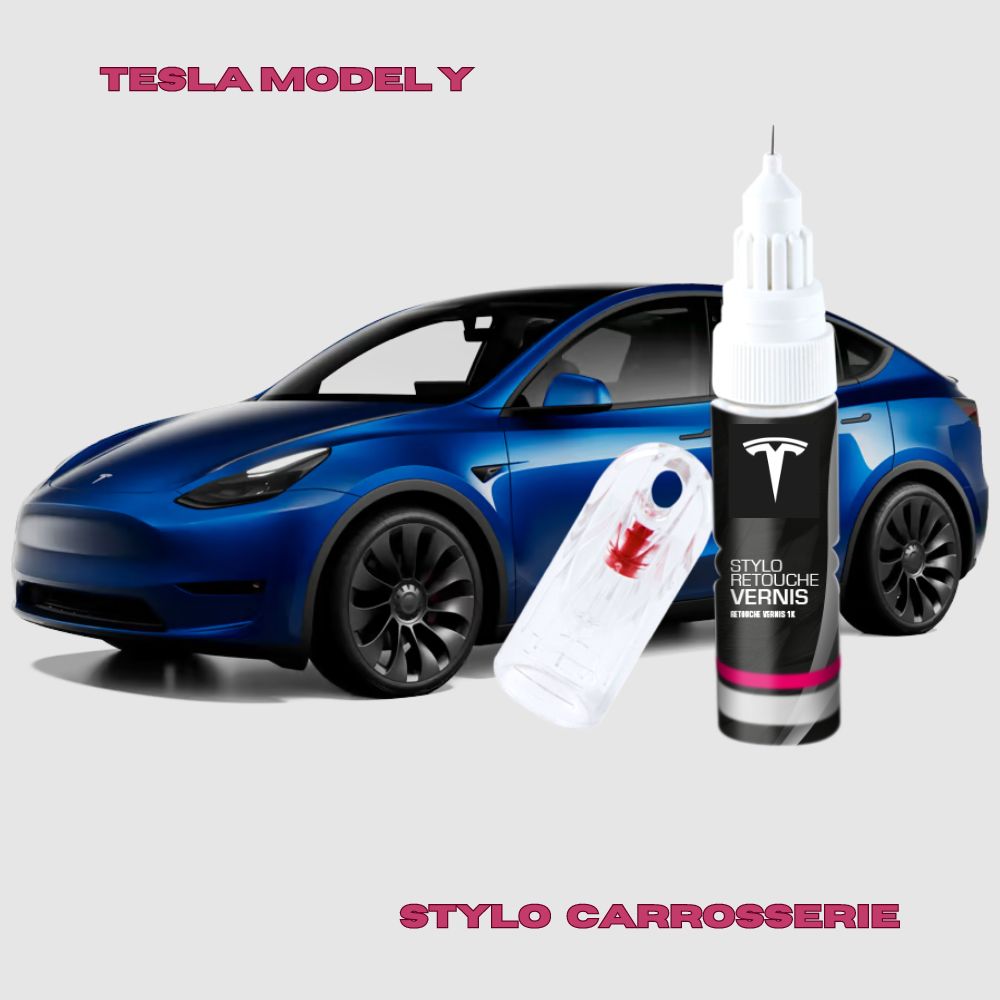 Stylo de retouche peinture carrosserie Tesla Model Y