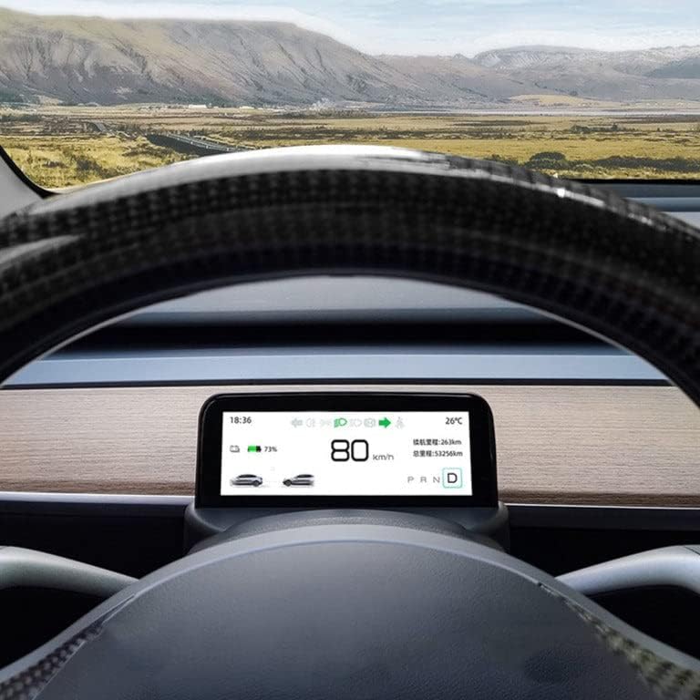 HUD pour Tesla Model 3 et Model Y 2020 à 2022, affichage tête haute,  compteur de vitesse numérique LCD HD, affichage de la vitesse, lumières